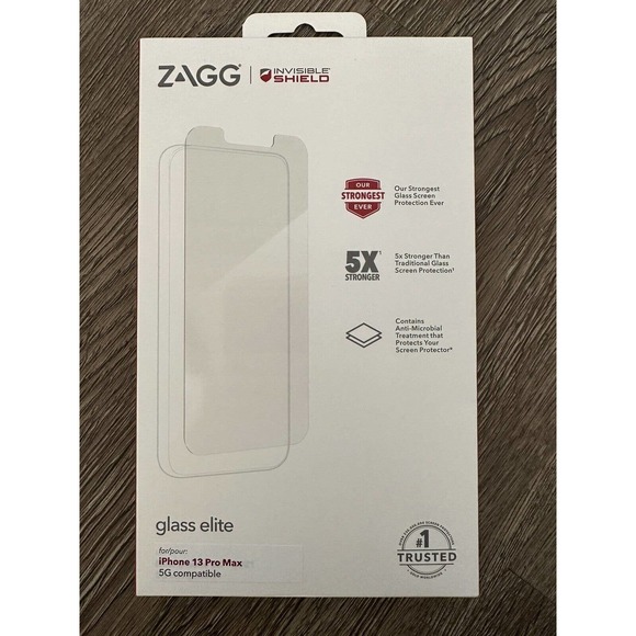 ZAGG Invisible Shield Glass Elite Screen Protector for iPhone 13 Pro Max NEW - Picture 1 of 2